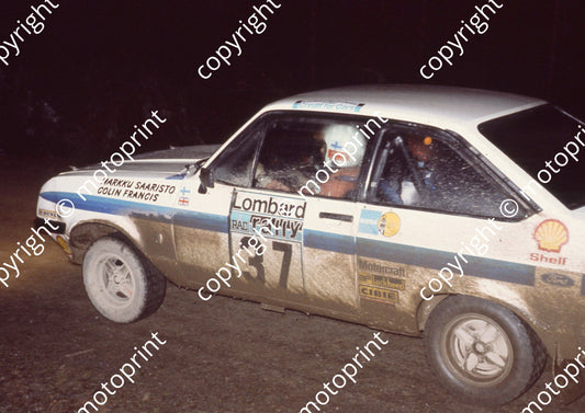 1976 RAC 37 Markku Saaristo, Colin Francis Escort RS2000 (courtesy Roger Swan) (69)