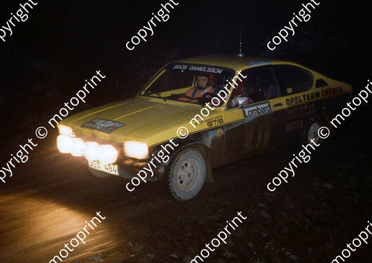 1976 RAC 41 Bror Danielsson, Ulf Sandberg Opel Kadett GTe (courtesy Roger Swan) (32)