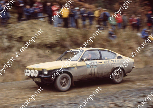 1976 RAC 41 Bror Danielsson, Ulf Sandberg Opel Kadett GTe (courtesy Roger Swan) (33)