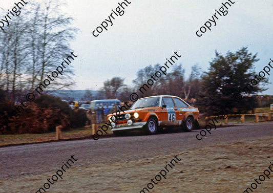 1976 RAC 46 Jan Hettema, John Billett Escort RS1800 Mk11 (courtesy Roger Swan)