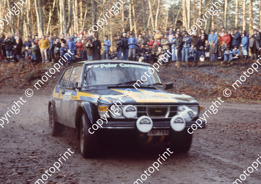 1976 RAC 4 Stig Blomqvist, Hans Silvan Saab 99 EMS (courtesy Roger Swan) (12)