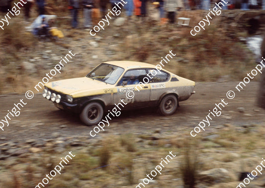 1976 RAC 52 Jan-Erik Lundgren, Arne Johansson Opel Kadett GTe (courtesy Roger Swan) (102)