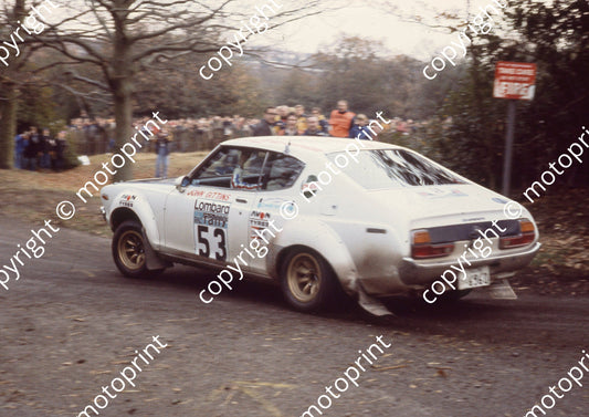 1976 RAC 53 Barry Lee, John Gittins Datsun 160J (courtesy Roger Swan) (2)