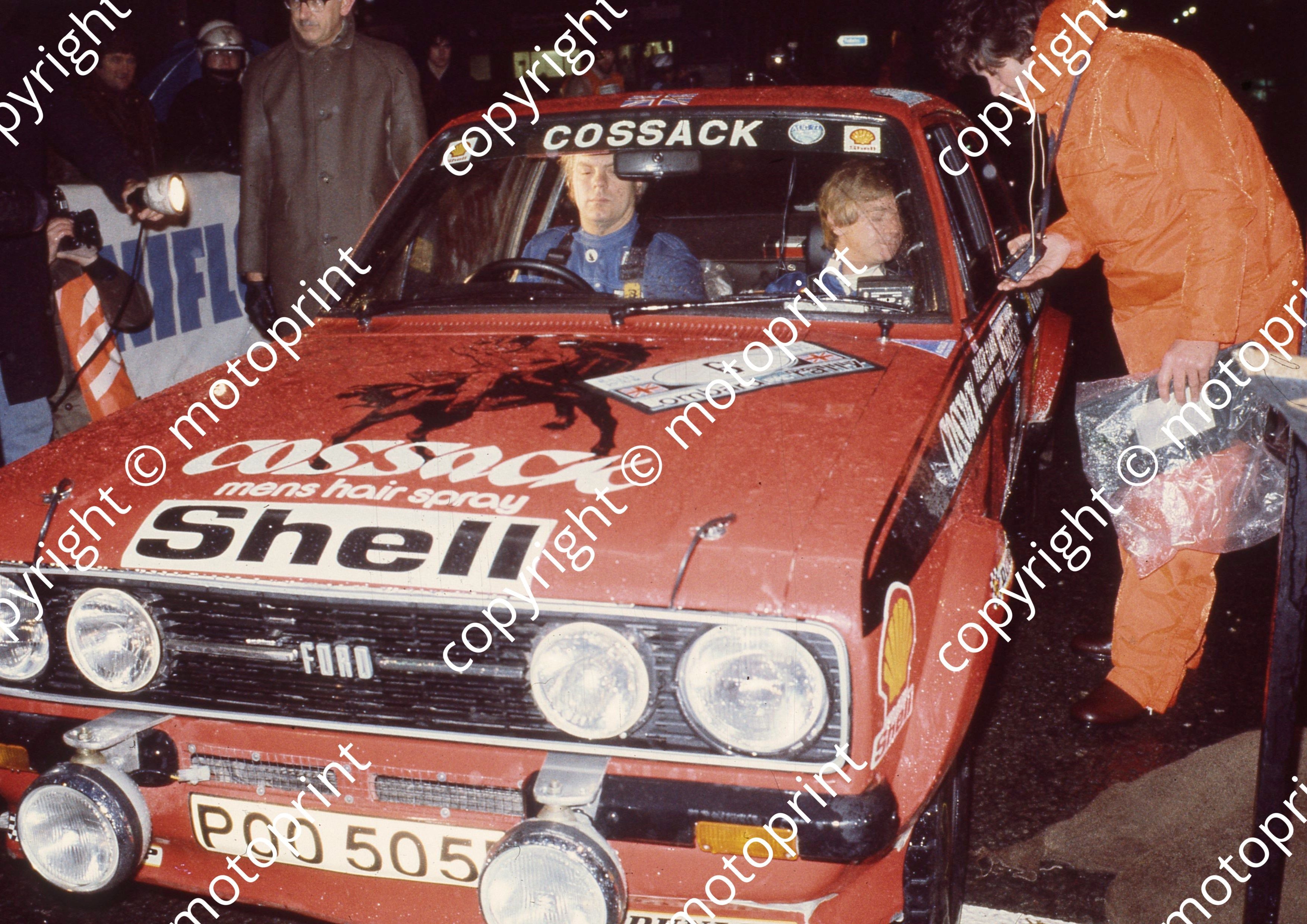 Roger Stuart Racing 1976 RAC 6 Roger Clark, Stuart Pegg Escort RS1800 1st (courtesy Roger ...