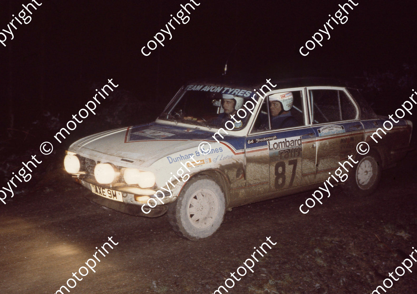 1976 RAC 87 Terry Kaby, Bob Freeborough Triumph Dolomite (courtesy Roger Swan) (1)