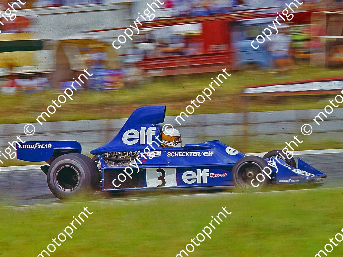 1976 SA GP 3 J Scheckter Tyrrell 007-6 (permission Malcolm Sampson Motorsport Photography) (5)