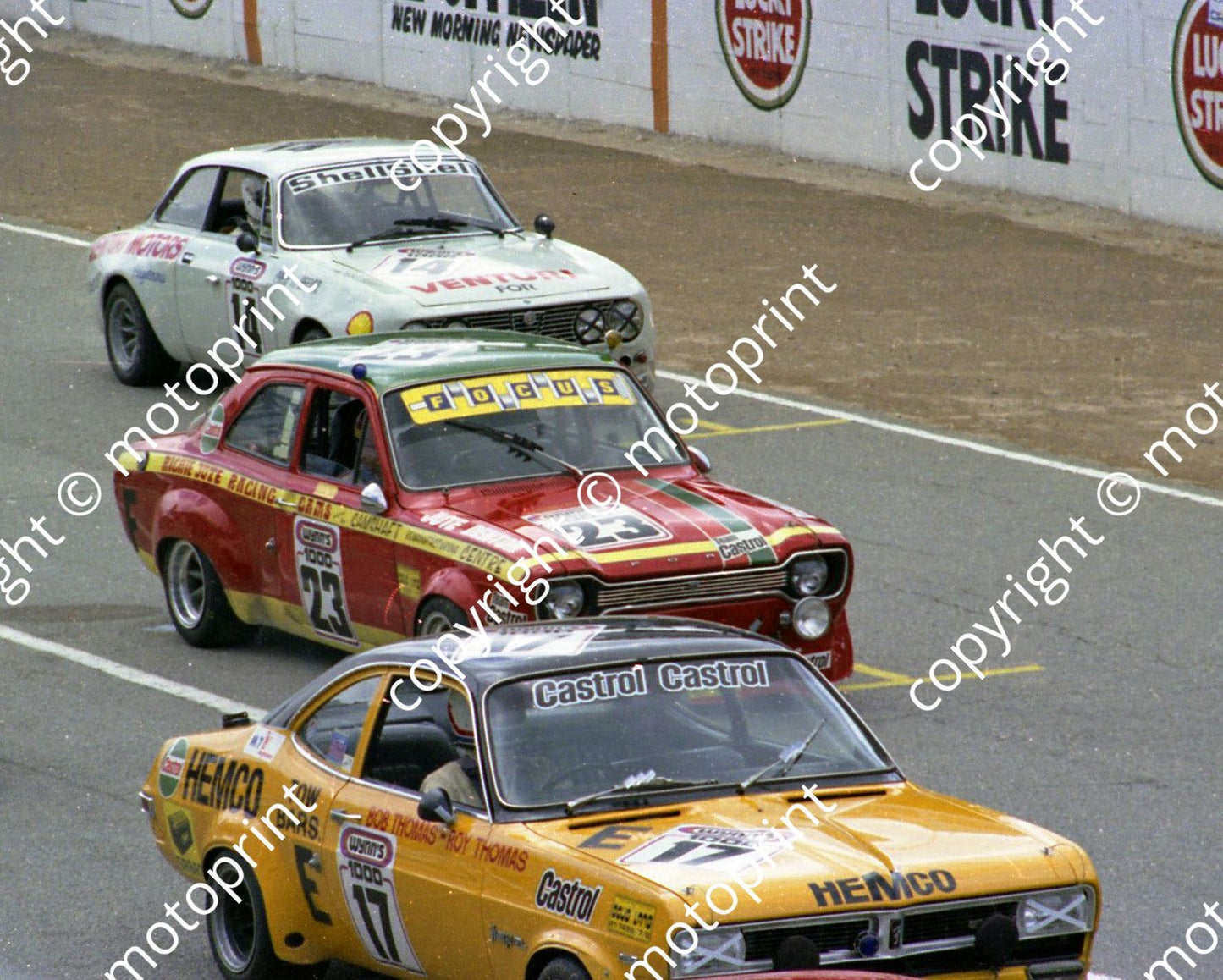 1976 Wynns 17 Firenza 2,5 Bob, Roy Thomas 23 Escort Jute Denton 14 Alfa van Noord Chris van den Heever (Malcolm Sampson)