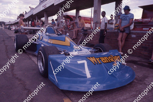 1977 FA Hesketh Basil van Rooyen Chevron B34 March nose (1)