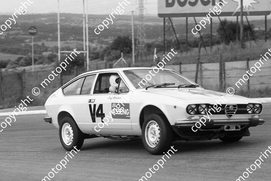 1977 Gp1 V4 Geoff Mortimer Alfetta 2000GT  (permission Malcolm Sampson Motorsport Photography) 033