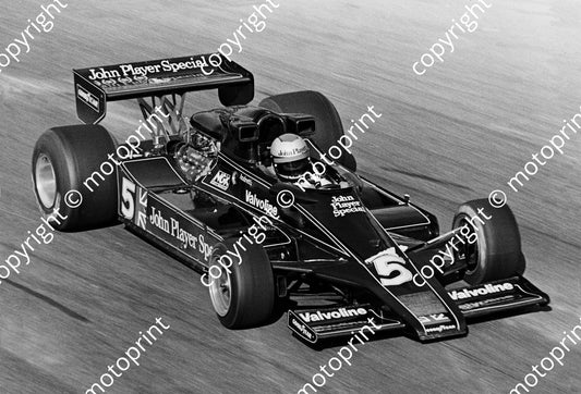 1977 Italian GP (Monza) Mario Andretti  Lotus 77