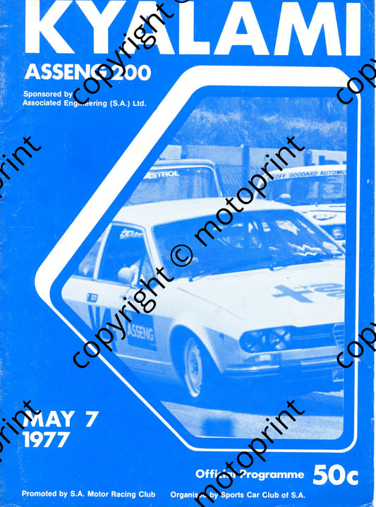 1977 Kya Asseng 200 May827