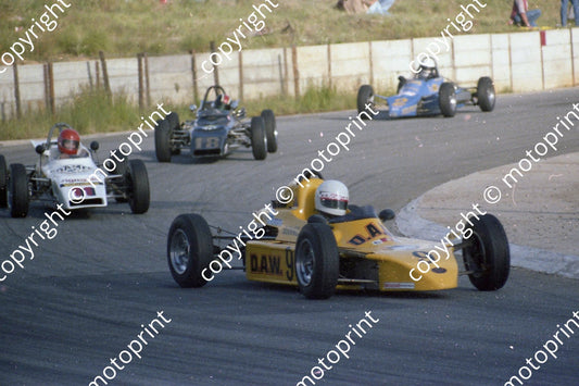 1977 Kya FF 9 Bernard Tilanus Royale RP21 11 Mike White Merlyn MK25 18 Peter Morrison Merlyn 2 Mike Hoffman Hawke (permission Malcolm Sampson Motorsport Photography) 969