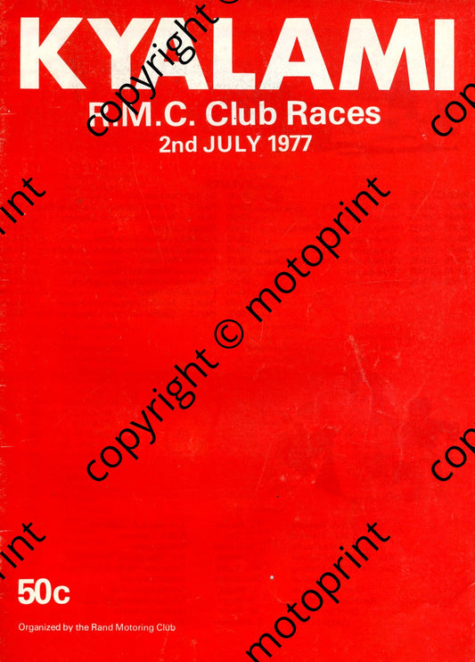 1977 Kya RMC club July837