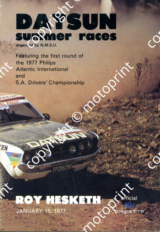 1977 Roy Hesketh Datsun Summer784