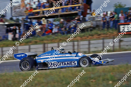 1977 SA GP 26 J Lafitte Ligier  (permission Malcolm Sampson Motorsport Photography)