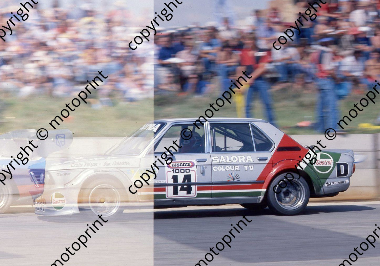 1977 Wynns 14 BMW 530 Eddie Keizan Ian Scheckter colour reference(Permission Malcolm Sampson Motorsport Photography) (1)