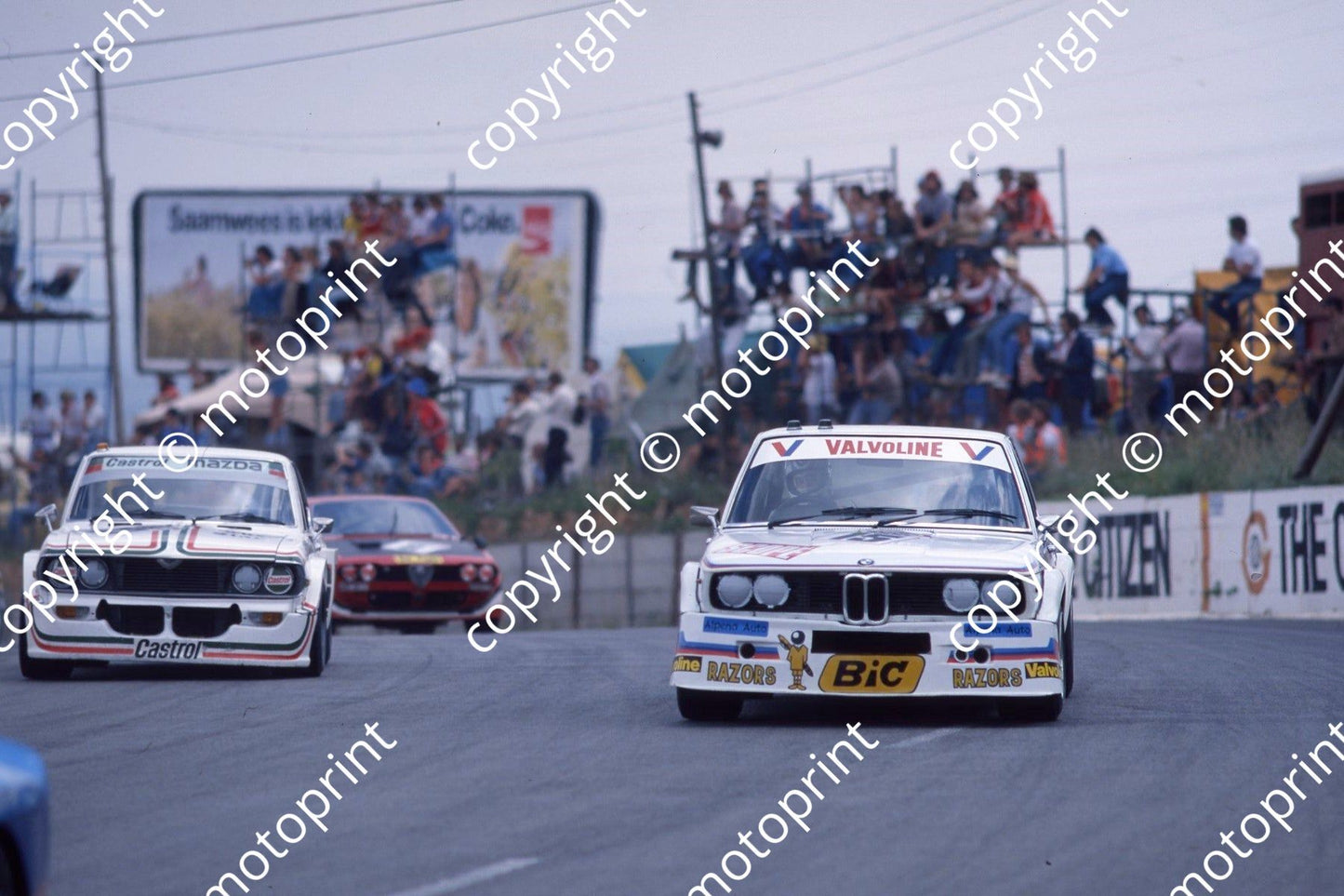 1977 Wynns 15 BMW 530 Alain Lavoipierre, Tony Martin_ Mazda C Burford, H van der Linde (Permission Malcolm Sampson Motorsport Photography) (1)