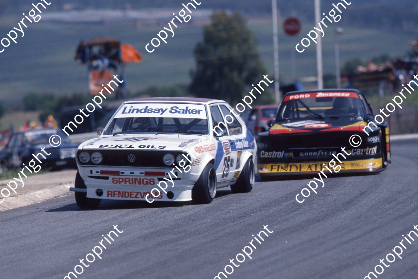1977 Wynns 25 VW Passat Tim McIntosh Cam McKie-Thompson 1 Escort J Scheckter Heyer (Permission Malcolm Sampson Motorsport Photography)