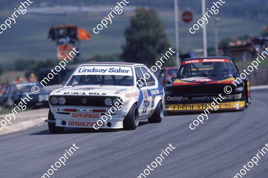 1977 Wynns 25 VW Passat Tim McIntosh Cam McKie-Thompson 1 Escort J Scheckter Heyer (Permission Malcolm Sampson Motorsport Photography)