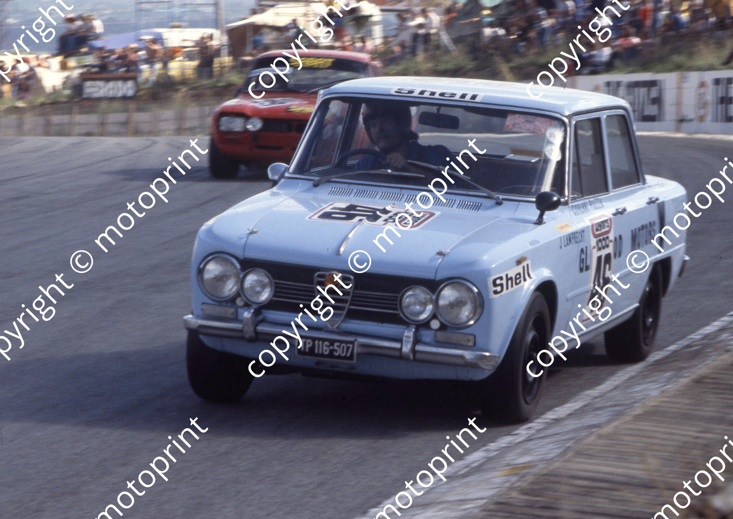 1977 Wynns 46 Giovanni Piazza-Musso Johan Lamprecht Alfa Guilia(courtesy Roger Swan) (74)