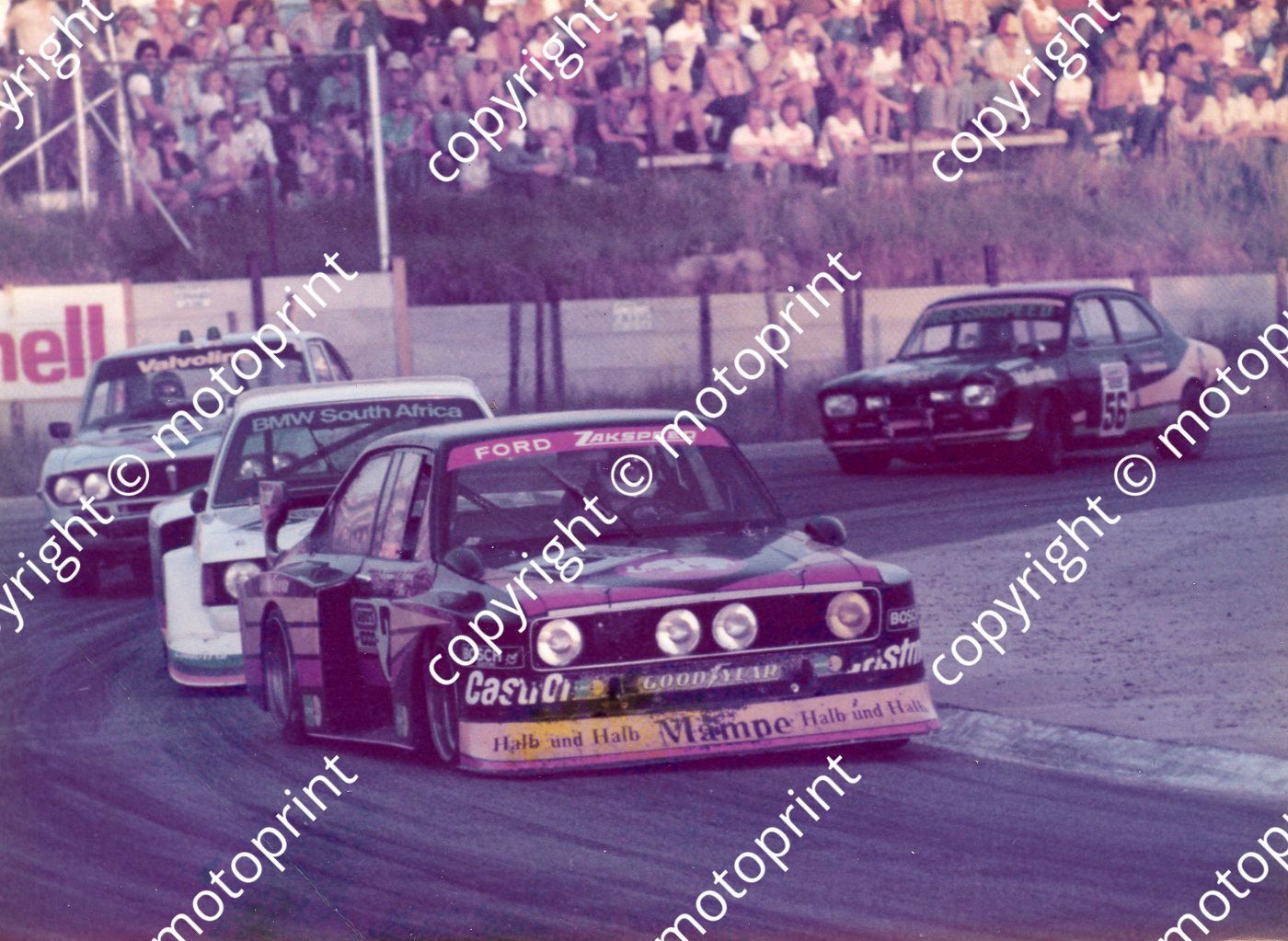 1977 Wynns 56 Escort Angus Kinnear Dennis Temple 2 Escort Rs1800 Armin Hahne Toine Hezemans  (Permission Malcolm Sampson Motorsport Photography)