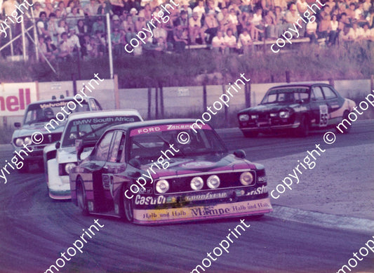 1977 Wynns 56 Escort Angus Kinnear Dennis Temple 2 Escort Rs1800 Armin Hahne Toine Hezemans  (Permission Malcolm Sampson Motorsport Photography)