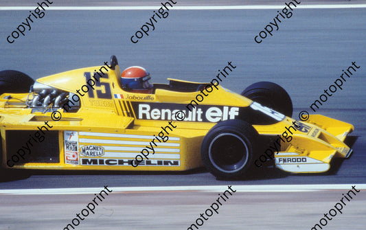 1978 Belgian GP Jean-Pierre Jabouille  Renault RS01