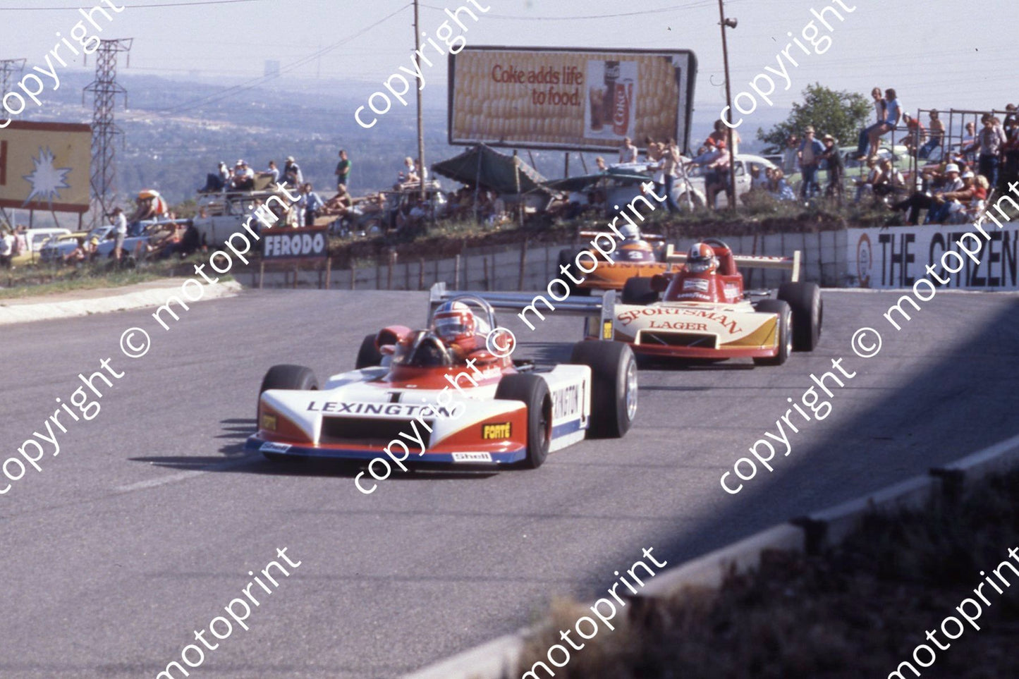 1978 Kya Rand Spring FA 1 Ian Scheckter March 78B 4 Bobby Scott march 77B 3  Trevor van Rooyen March 225