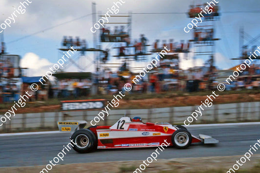 1978 SA GP 12 Gilles Villeneuve Ferrari 312T3-032 (courtesy Malcolm Sampson Motor Sport Photography) (2)