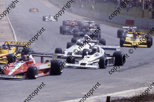 1978 SA GP 12 Villeneuve 10 Jarier ATS 27 Jones Williams 14  E Fittipaldi Copersucar (courtesy Roger Swan)  566