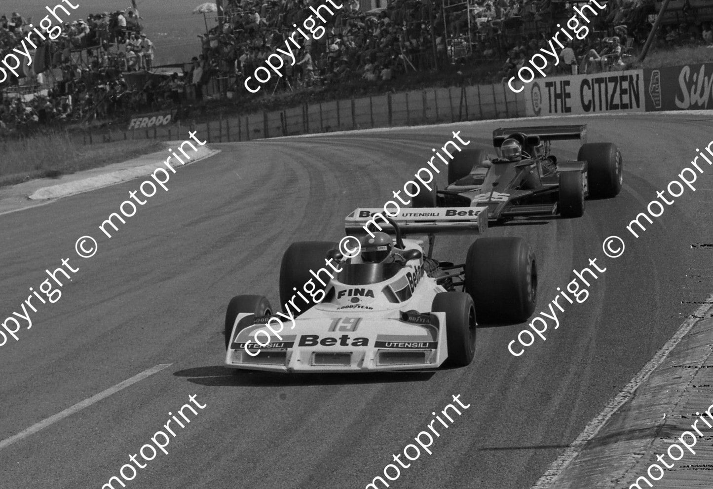 1978 SA GP 19 Vittorio Brambilla Sutrees_ 25 Hector Rebaque Lotus 78 (courtesy Malcolm Sampson Motor Sport Photography) (2)