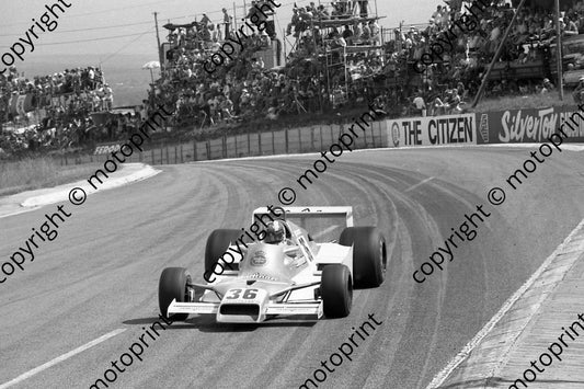 1978 SA GP 36 Rolf Stommelen Arrows FA1 2a  (courtesy Malcolm Sampson Motor Sport Photography)