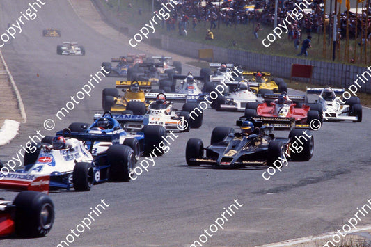 1978 SA GP 4 Depailler, 26 Lafitte 6 Peterson 19 Brambilla 12 Villeneuve (courtesy Roger Swan)
