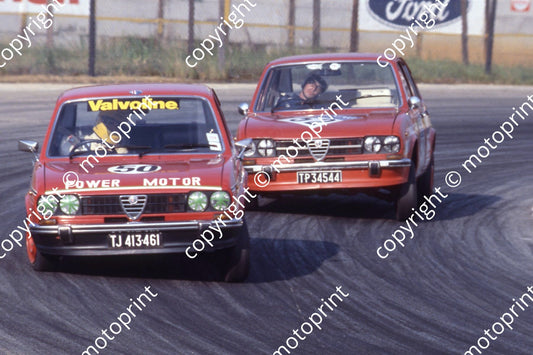 1978 SA GP  Gp1 50 Tony Boncompagni Alfasud 52 Alan Esterhuizen Alfasud 581