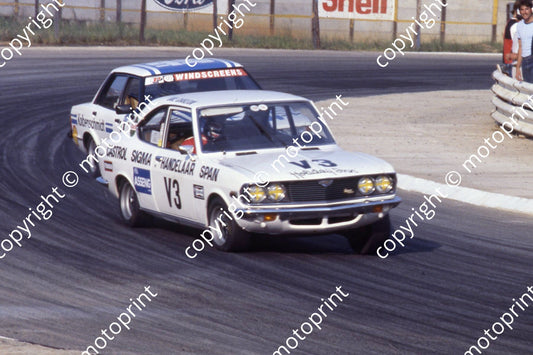 1978 SA GP  Gp1 V3 Dave Charlton Mazda V17 Sarel van der Merwe Cortina