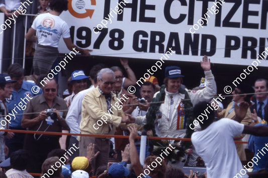 1978 SA GP Ronnie Peterson (courtesy Roger Swan) 536