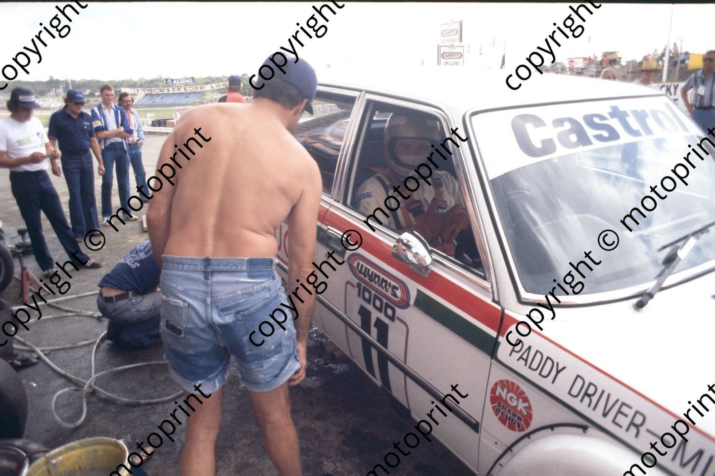 1978 Wynns 11 Mike Hailwood in car, Paddy Driver BMW 530 (Courtesy Roger Swan)  (3)