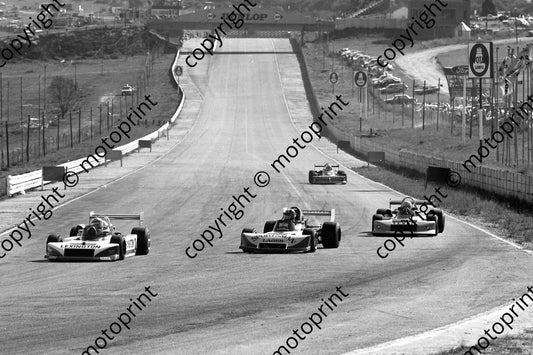 1979 FA Kya 1 I Scheckter March 79B, B Scott,  Klomfass March 79B, T van Rooyen (courtesy Malcolm Sampson Motor Sport Photography)