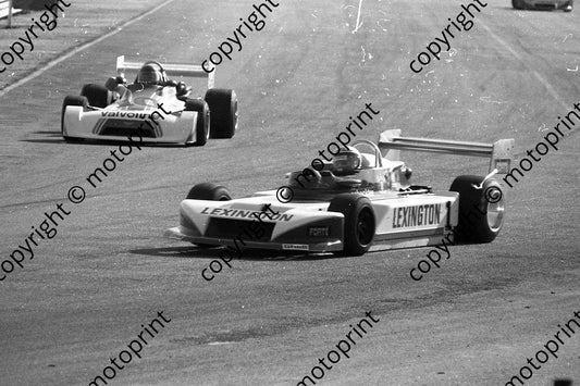 1979 FA Kya 1 Scheckter March 79B, Sarel Pienaar Chevron B29 (courtesy Malcolm Sampson Motor Sport Photography) 237