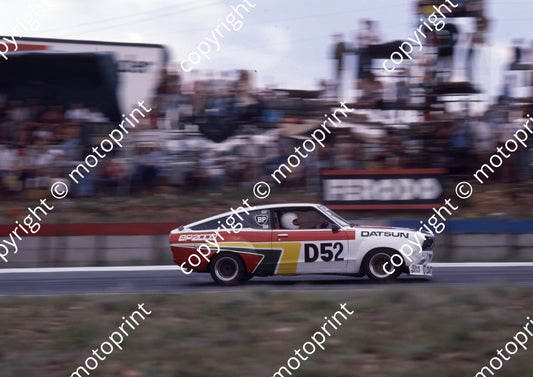 1979 SA GP support Star prod D52 Datsun 140Y Hennie van der Linde A4 (courtesy Roger Swan) 044