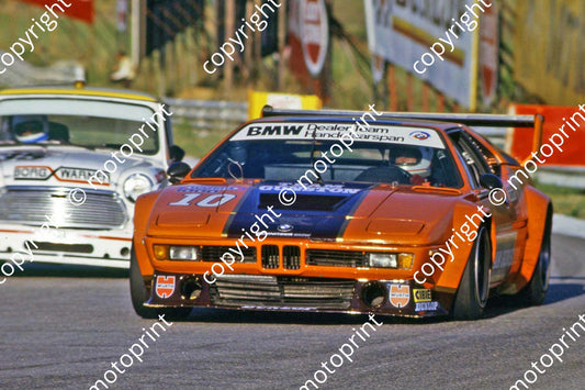 1979 Wynns 10 BMW M1 Marc Surer Trevor van Rooyen (courtesy Roger Swan)  (1)