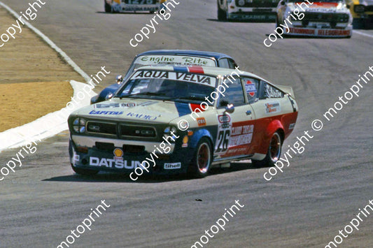 1979 Wynns 26 Datsun 140Y Clarry Taylor Serge Damseaux (courtesy Roger Swan)  (1)