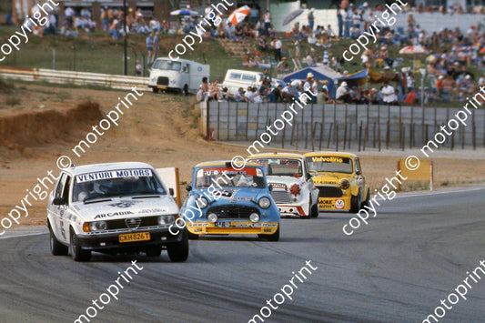 1979 Wynns 45  Alfa Louis Parsons George Angelopulo 55 Mini Terry Brand GIno Caprin (courtesy Roger Swan)