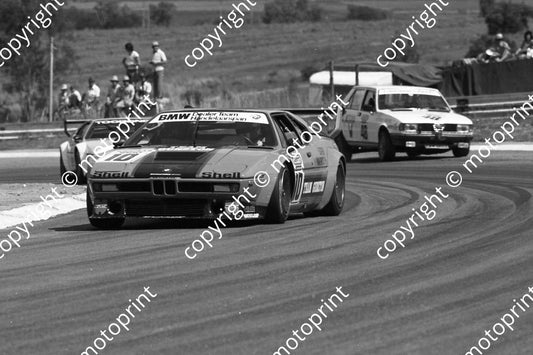 1979 Wynns 48 Giulietta A Esterhuizen C vd Heever_  10 BMW M1 M Surer T van Rooyen (permission Malcolm Sampson Motor Sport Photography) (17)