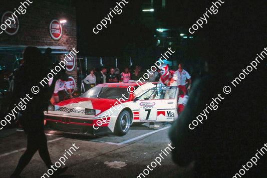 1979 Wynns 7 BMW M1 John Watson Jochen Mass night stop (courtesy Roger Swan) (2)