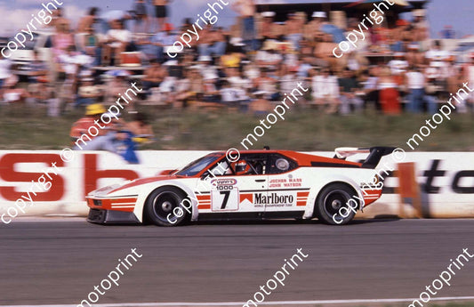 1979 Wynns 7 BMW M1 John Watson, Jochen Mass (permission Malcolm Sampson Motor Sport Photography) 398 - Copy