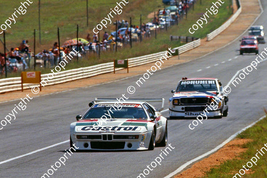 1979 Wynns 9 BMW M1 Eddie Keizan Helmut Kelleners 27 Toyota SRS Roger Taylor Willem Roos (courtesy Roger Swan)