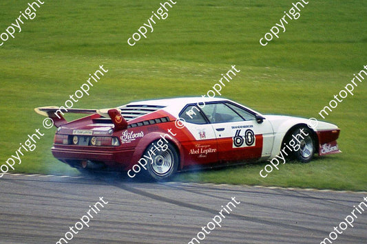 1980  BMW M1 spin Team Lepitre Brandenburger a 761 cropped