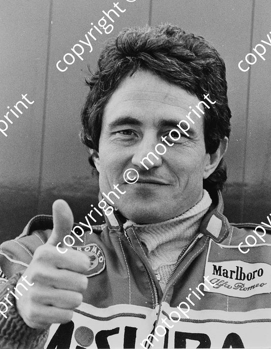 1980 Belgian GP Zolder Patrick Depailler Alfa  179
