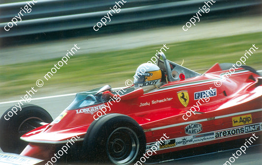 1980 Italian GP (Imola) Jody Scheckter  Ferrari 312T5